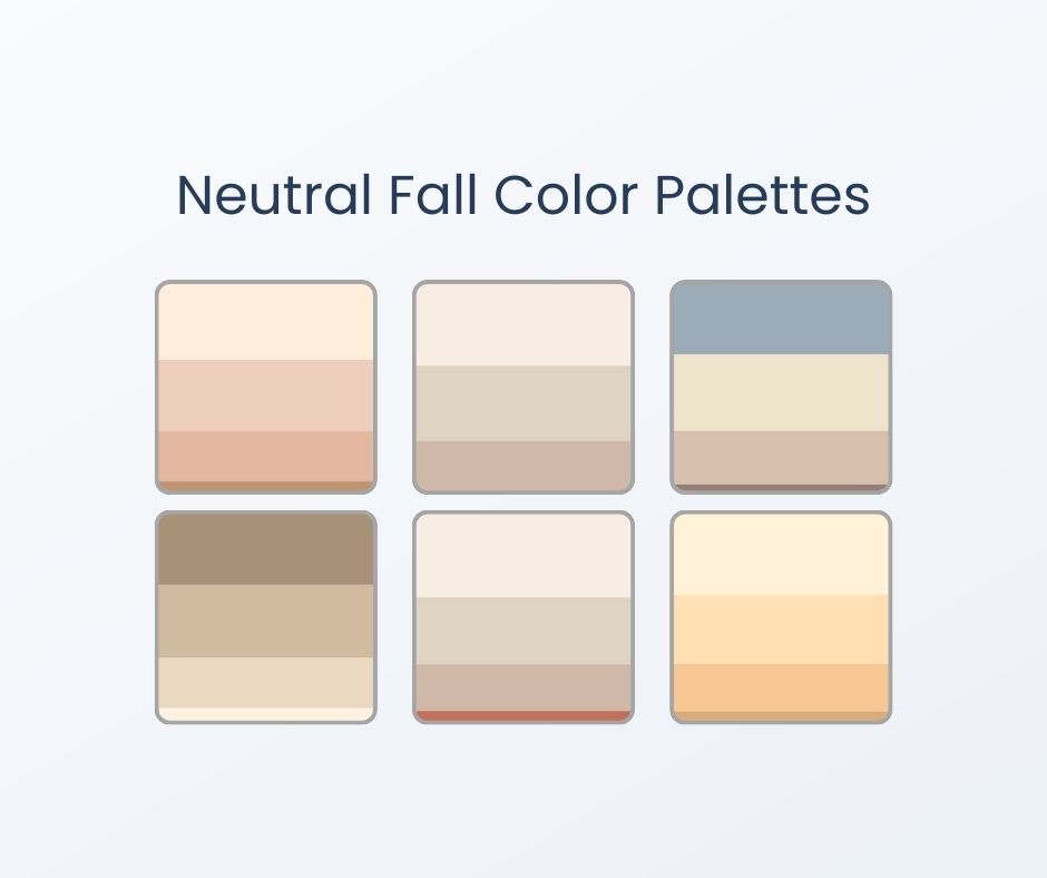 neutral fall color palette examples for what to wear for fall family photos